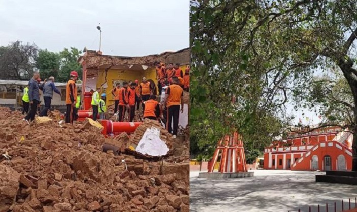 ऐतिहासिक रण्बीरेश्वर मंदिर में हादसा