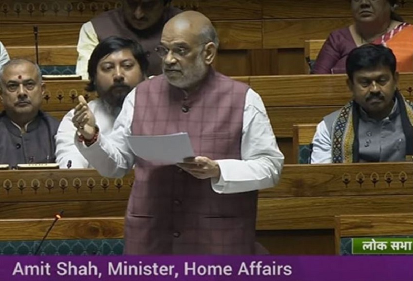 Amit Shah in Lok Sabha