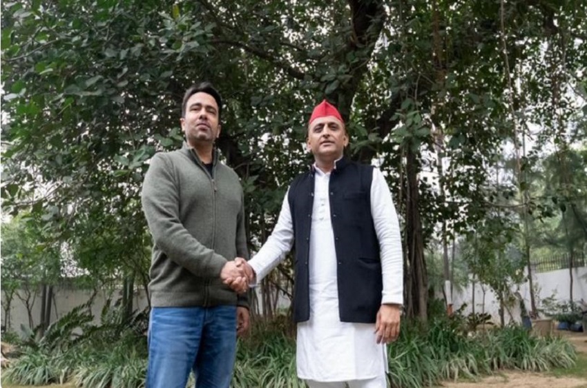 Jayant Chaudhary and SP Chief Akhilesh Yadav