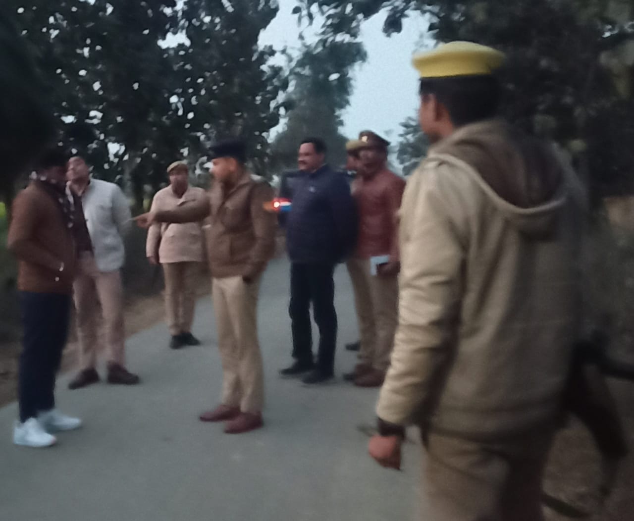 घटना स्थल पर पहुंचे पुलिस अधीक्षक सोमेन्द्र मीना