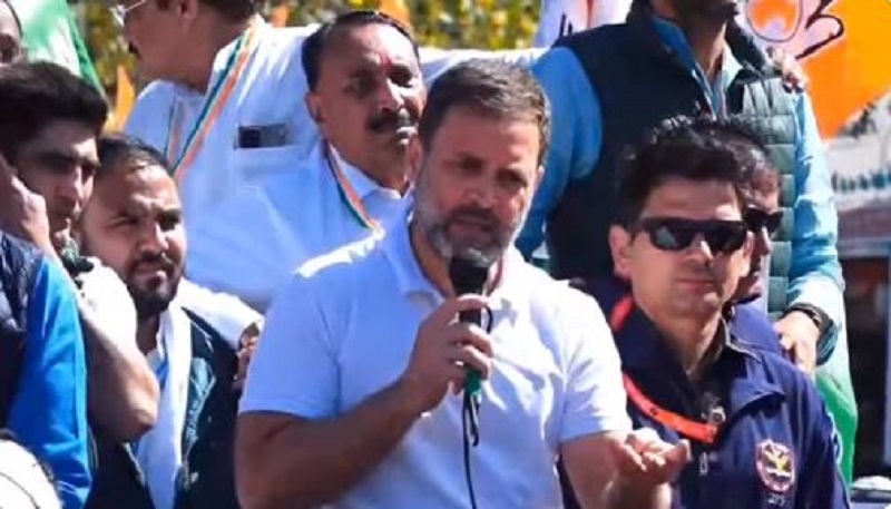 Rahul Gandhi  in MP during Bharat Jodo Nyay Yatra