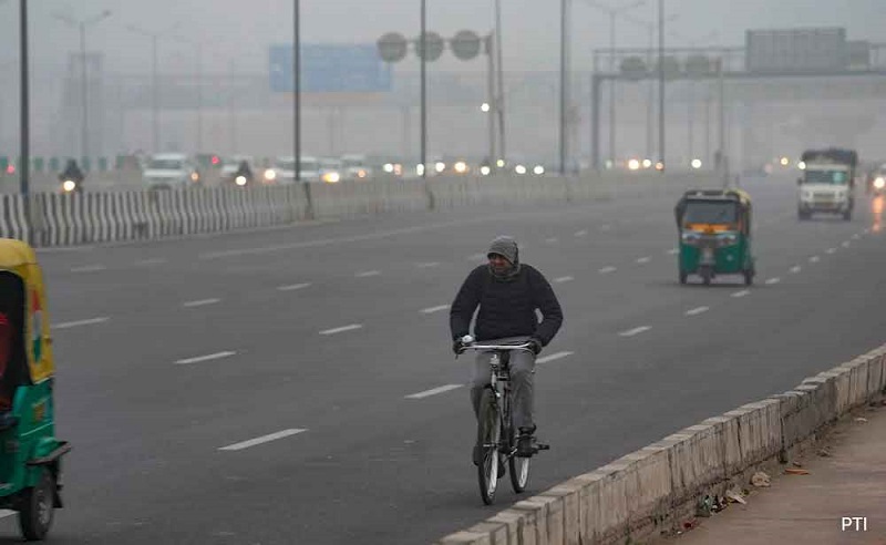 8.8 डिग्री सेल्सियस न्यूनतम तापमान दर्ज