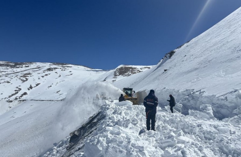 Border roads organisation commences opening of Leh-Manali National Highway