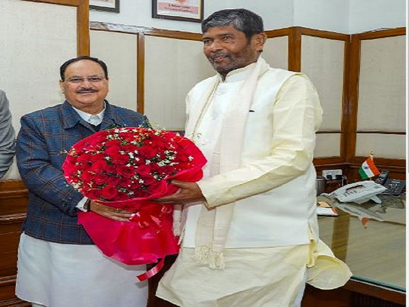 J P Nadda, Pashupati Kumar Paras