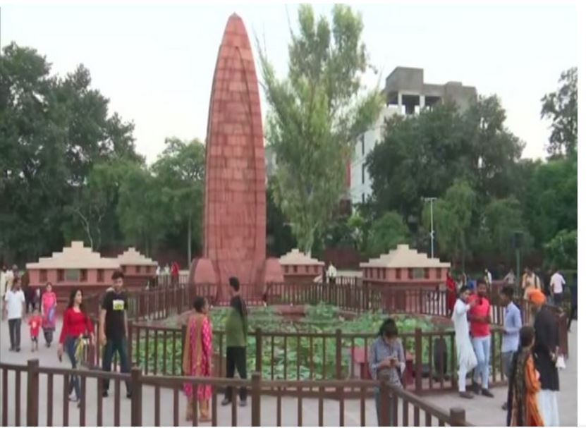 A visual of Jallianwala Bagh