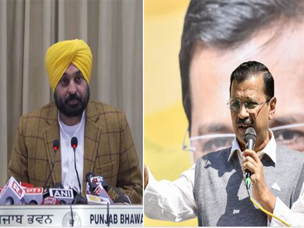 Punjab's CM Bhagwant Mann and Delhi's CM Arvind Kejriwal