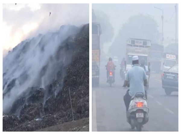 Fire at Ghazipur landfill site