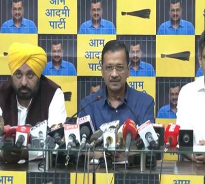 CM Arvind Kejriwal and Punjab's CM Bhagwant Mann