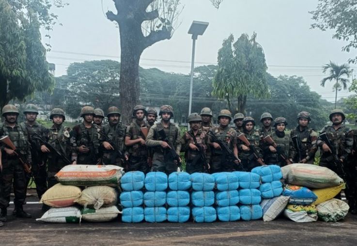 Assam Rifles recover marijuana in Sepahijala