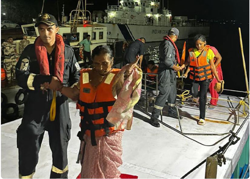 Indian Coast Guard rescues 26 people