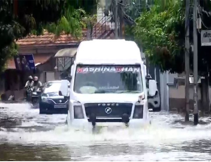 Waterlogging in Thiruvananthapuram