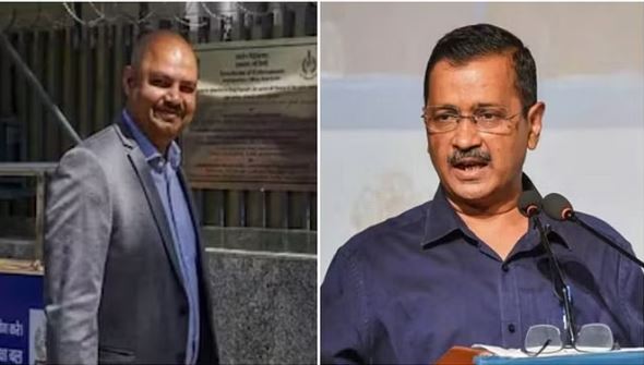 बिभव कुमार और सीएम अरविंद केजरीवाल