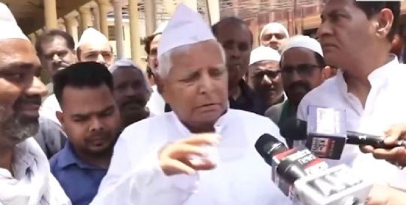 RJD Chief Lalu Prasad Yadav