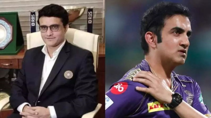 Sourav Ganguly and Gautam Gambhir