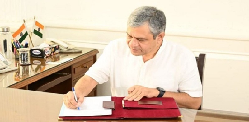 Ashwini Vaishnav takes charge as Minister of Railways