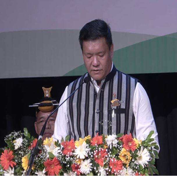 Pema Khandu takes oath as Chief Minister