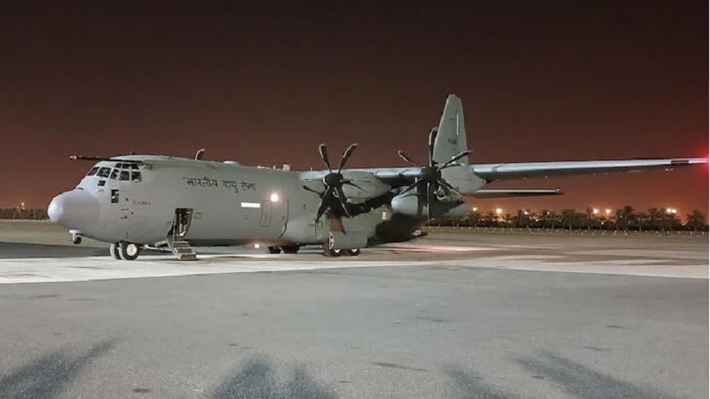 IAF plane lands in Kochi