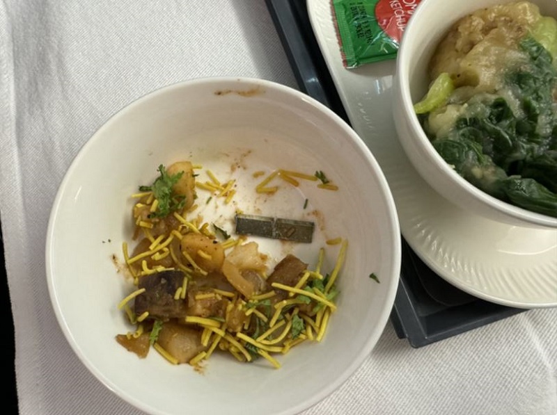 Air India passenger finds metal blade in food