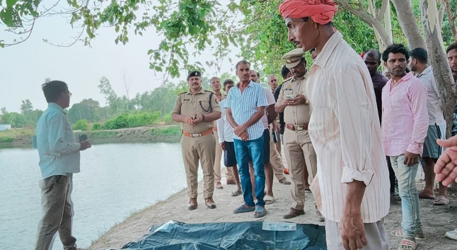 तीन बच्चियों की तालाब में डूबने से  मौत