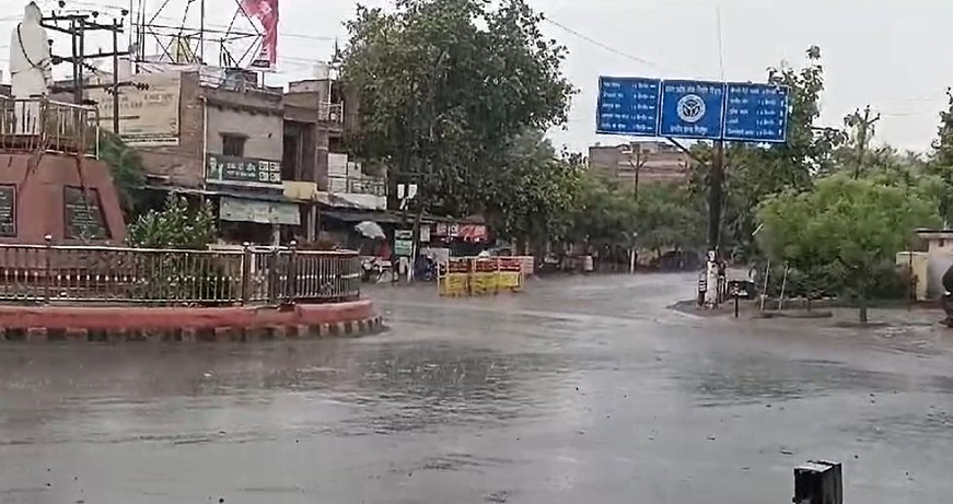 मिर्जापुर में झमामझम बरिश