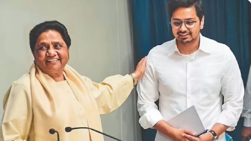 Mayawati announces Akash Anand as successor