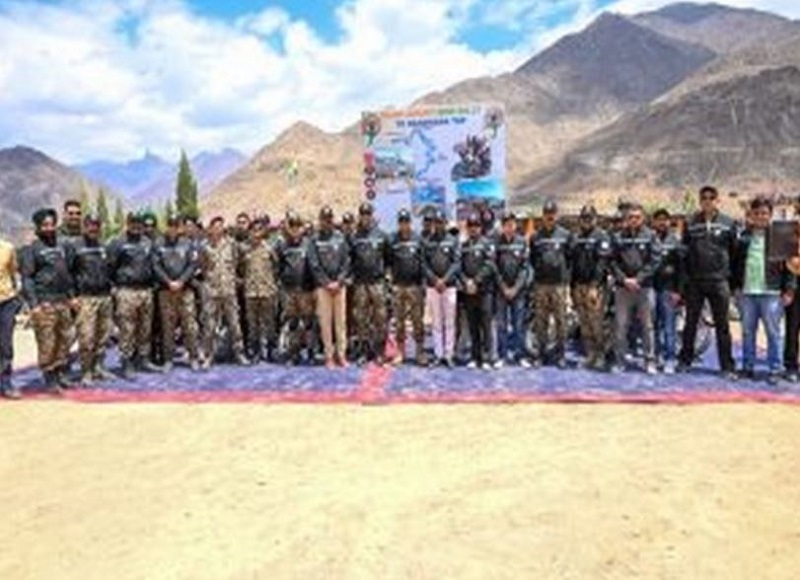 Bike Rally at Kargil to commemorate 25 Years of Kargil Vijay Diwas