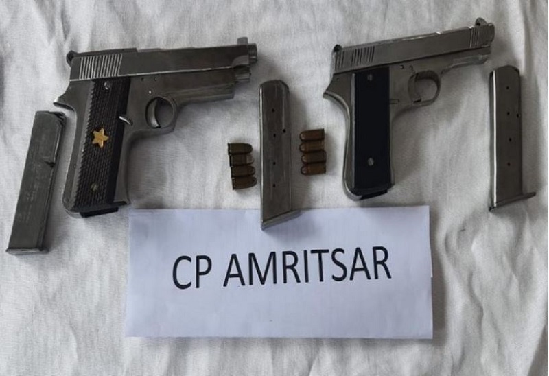 Recovered arms and ammunitions