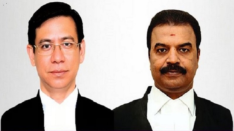 Justice N Kotiswar Singh and Justice R Mahadevan