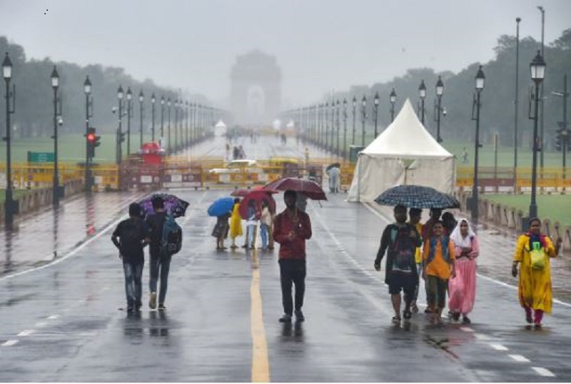 Rain strikes parts of Delhi