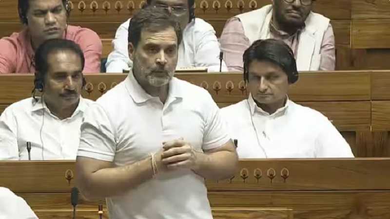 LoP Rahul Gandhi in Lok Sabha