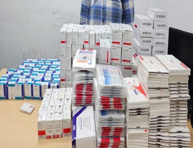 Kabul bound passenger with medicines worth Rs.33.5 Lakhs held at IGI airport