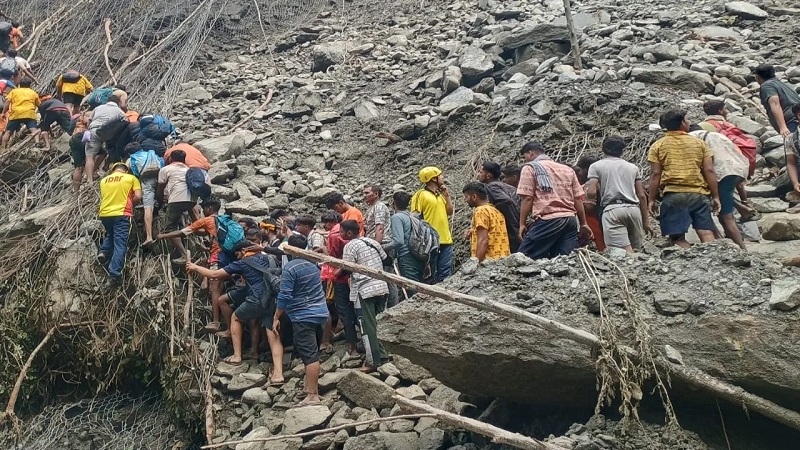 Woman washed away in flashflood in Lahaul-Spiti