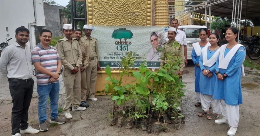 वृक्षारोपण का कार्यक्रम