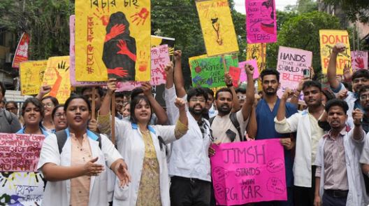 Doctors protesting for justice