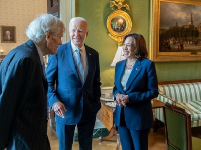 US President Joe Biden and Vice President Kamala Harris