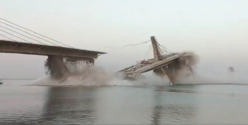 Sultanganj bridge collapses third time