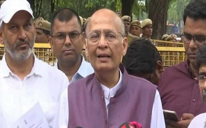 Abhishek Manu Singhvi files nomination for RS bypoll from Telangana