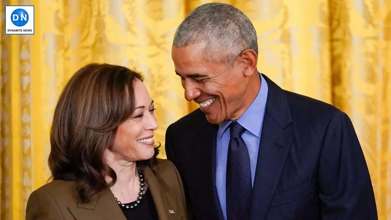 Barack Obama lauds Kamala Harris at DNC