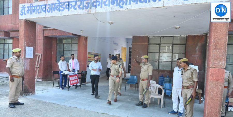 पुलिस अधीक्षक ने किया निरीक्षण