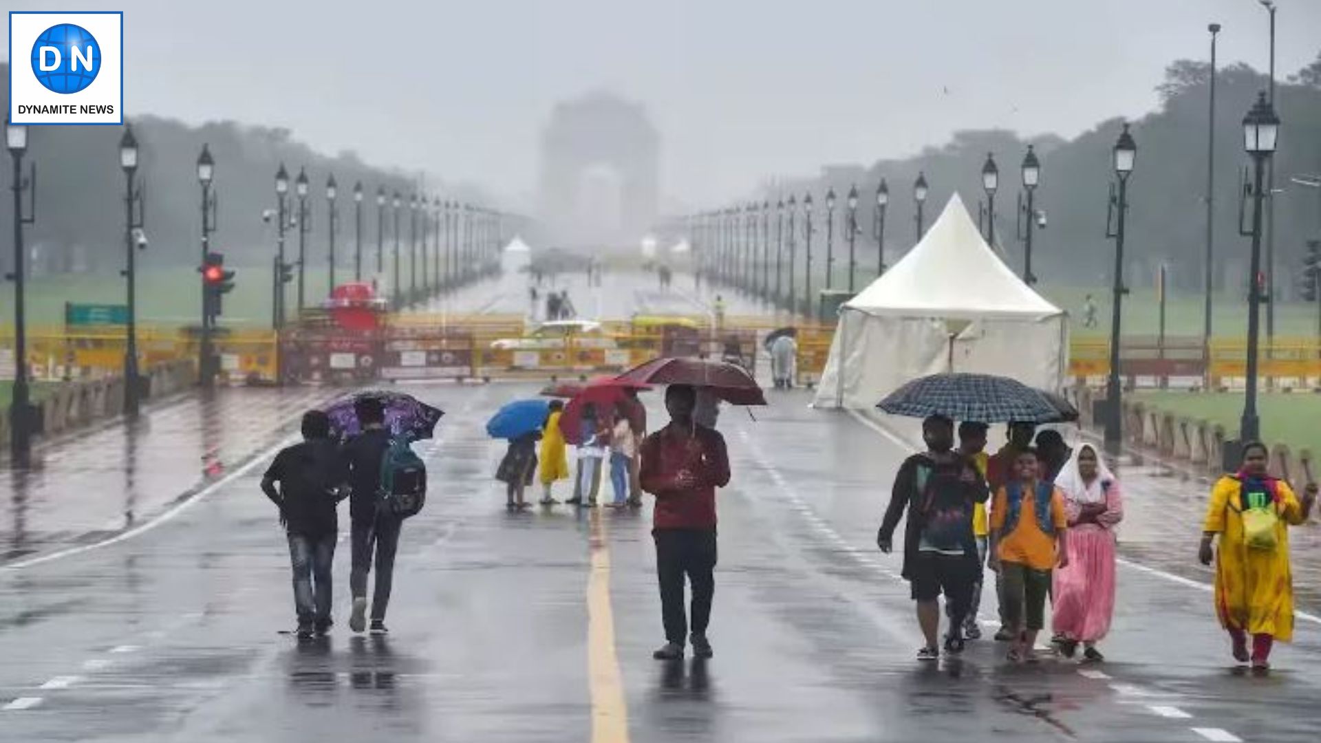 Heavy rains strike several places in Delhi