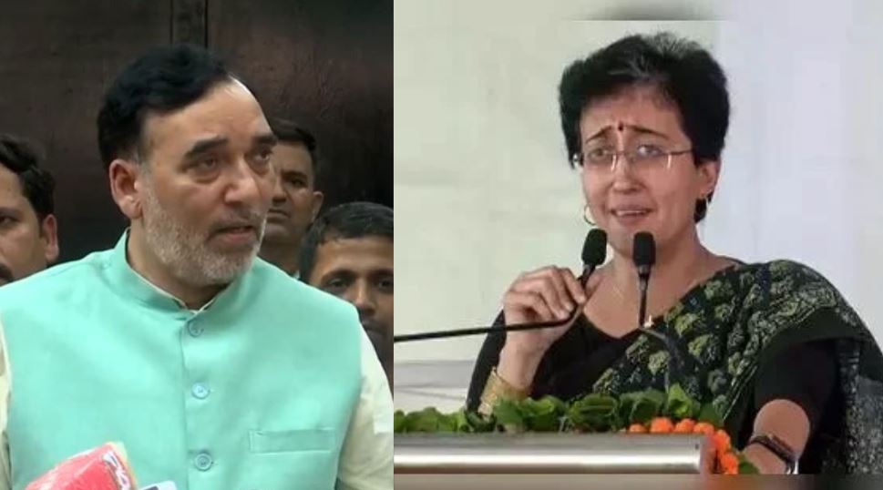 Atishi  And  Gopal Rai