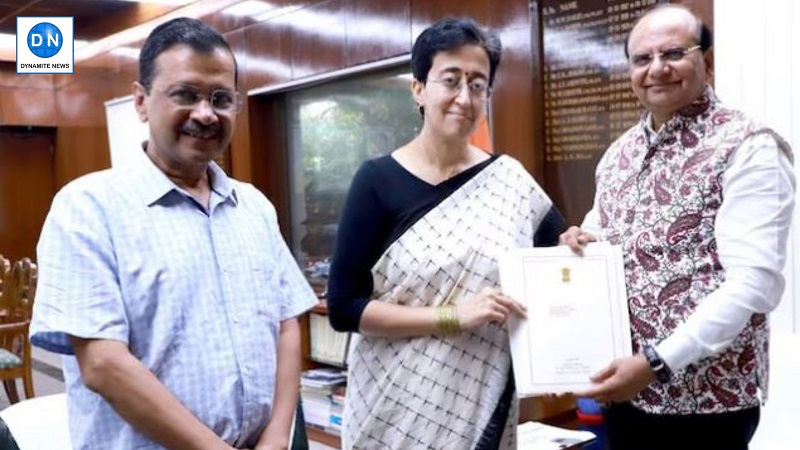 EX-Delhi CM Arvind Kejriwal, CM-designate Atishi and Delhi lieutenant governor VK Saxena