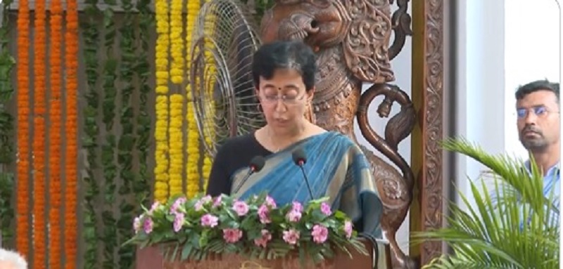 Atishi takes oath as Chief Minister of Delhi