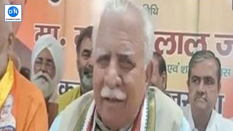 Ex-Haryana CM Manohar Lal Khattar