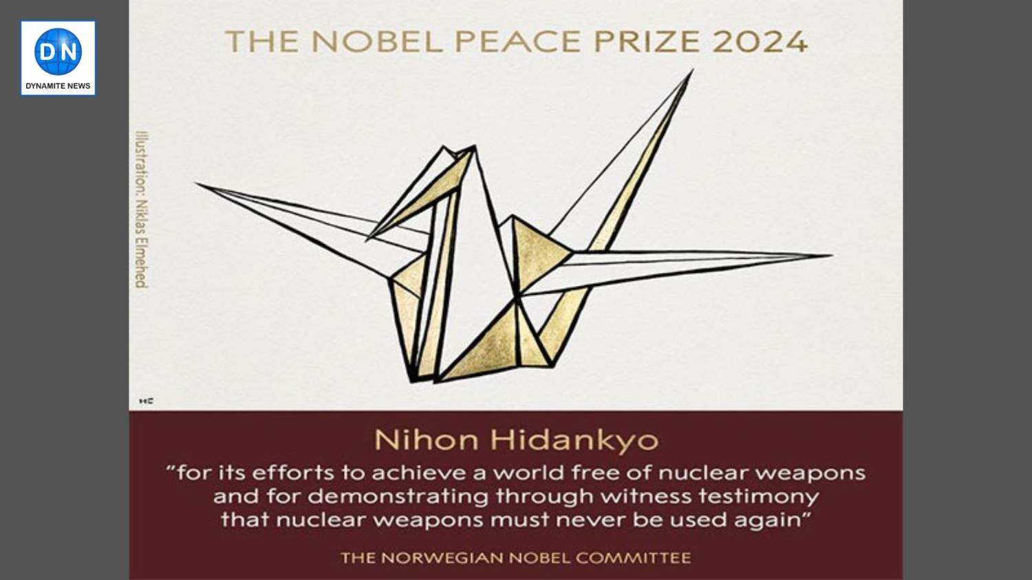 Nobel Peace Prize 2024 awarded to Japanese nuclear bomb survivors Nihon