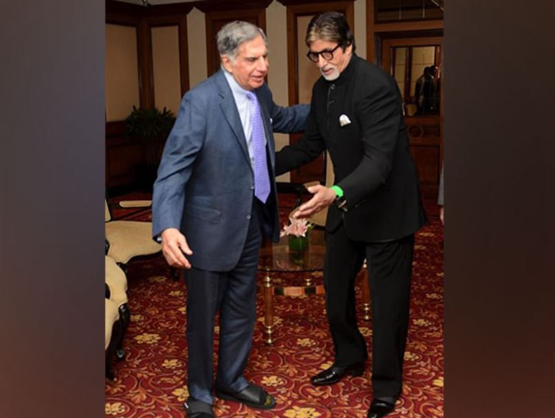 Amitabh Bachchan with Ratan Tata