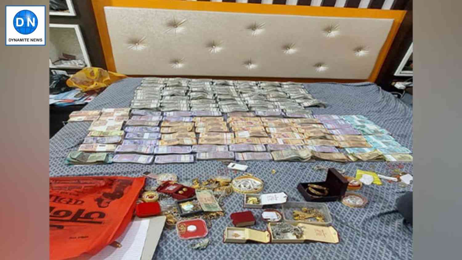 CBI officials seized cash, gold and silver Jewellery