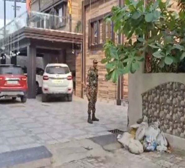 A raid is underway at residence of Sunil Srivastava