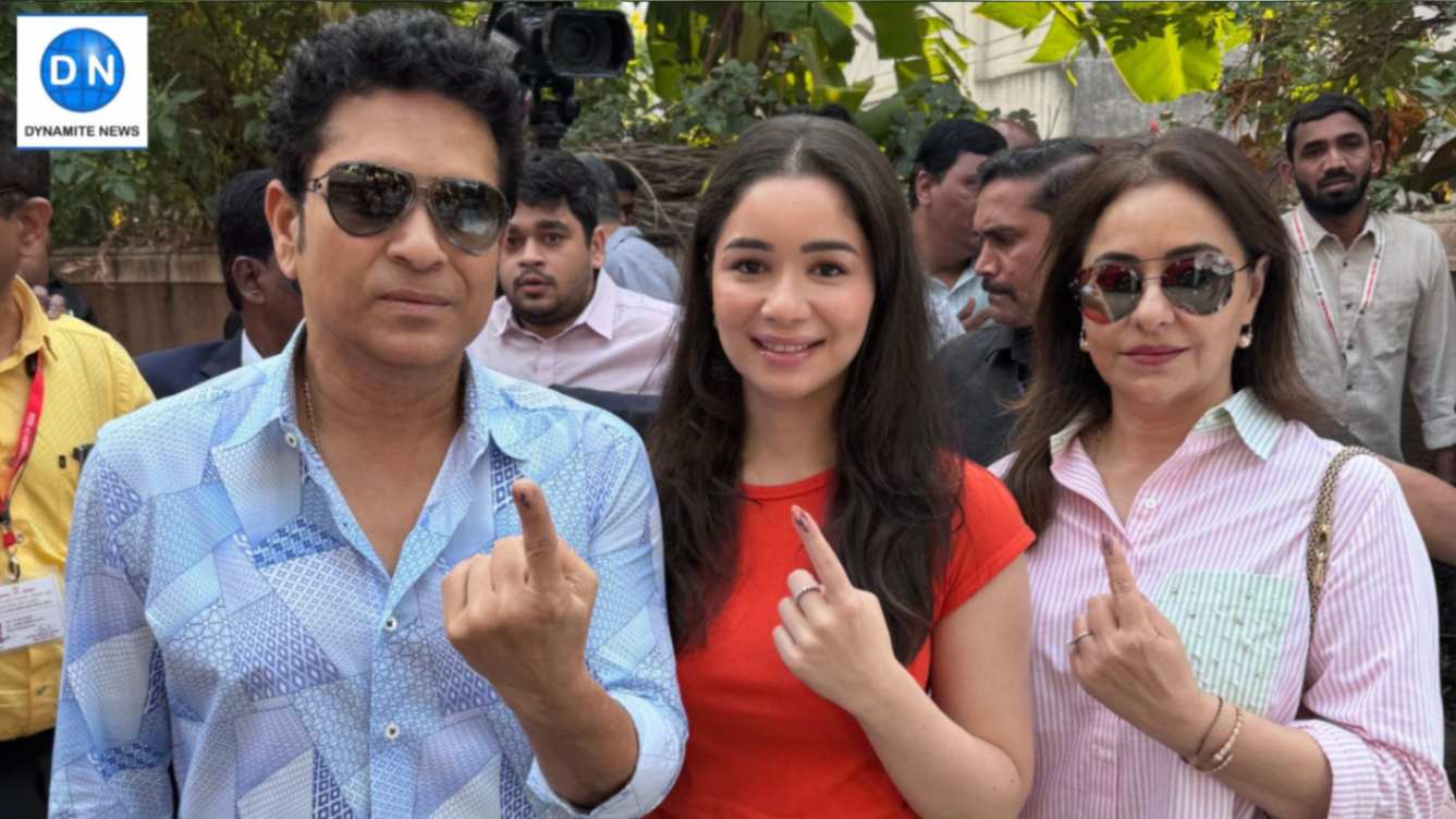 Sachin Tendulkar & family cast vote in Mumbai