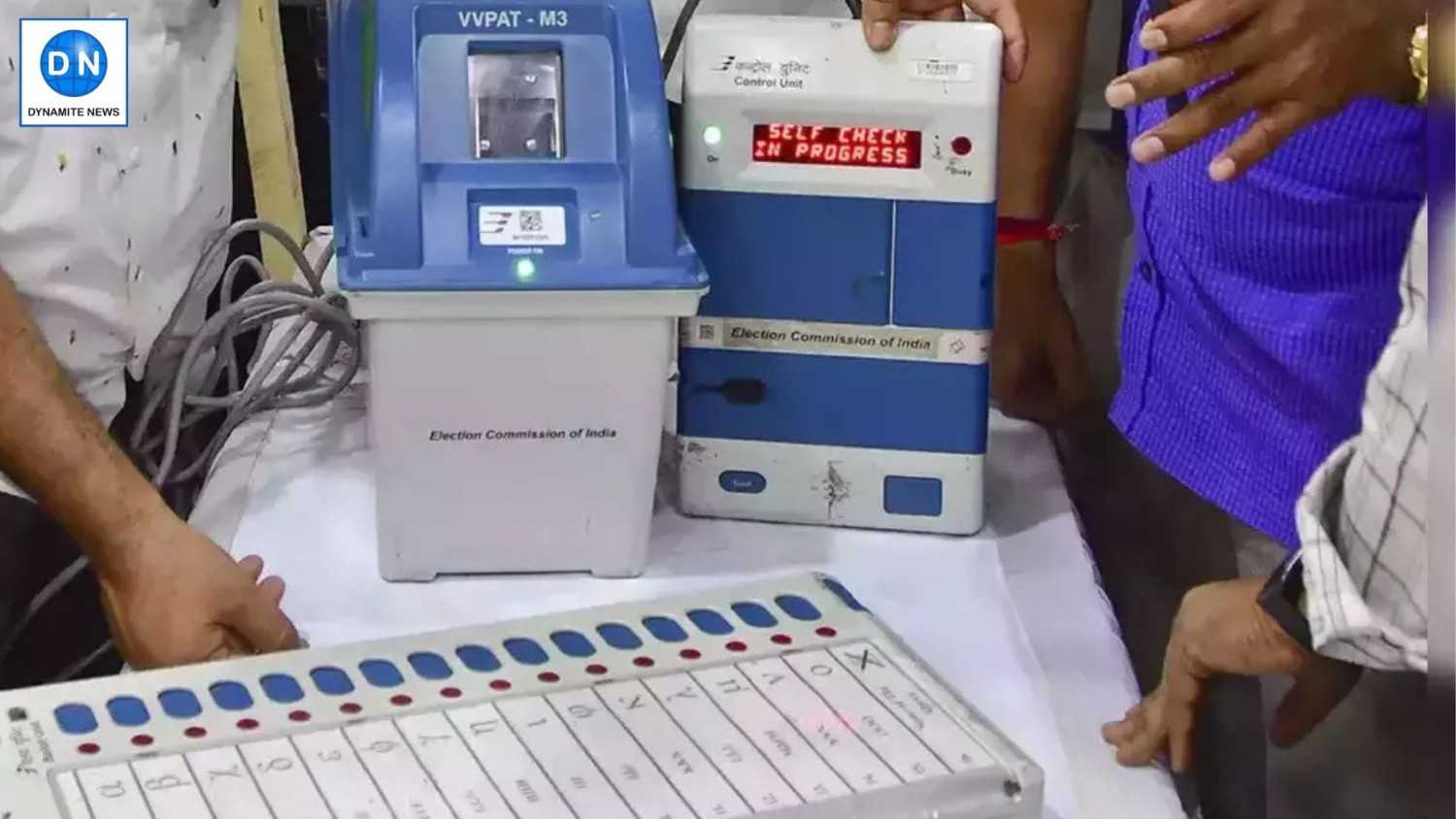 EVMs stopped functioning at many places